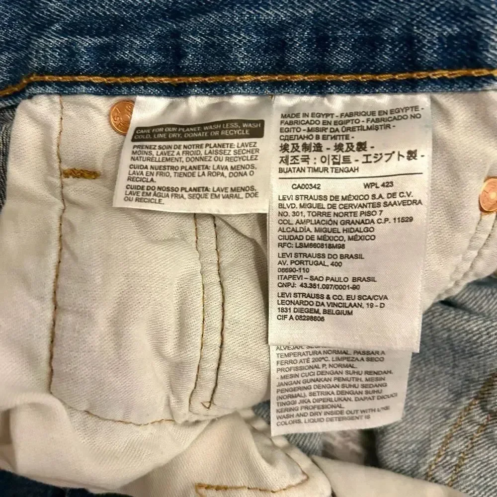 Levi’s 501 Original Fit Men’s Jeans. Size 36x34.
